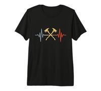 Sapeur-Pompier Hache Ligne d'impulsion Femme feu Service T-Shirt Haut de Gamme