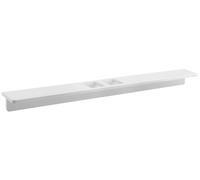 Sapho Abeline - Étagère, longueur 100 cm, 2 trous, blanc mat AE102-0101