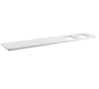 Sapho Abeline - Étagère, longueur 60 cm, 2 trous, blanc mat AB602-0101