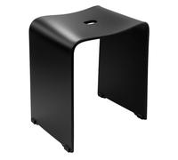 Sapho Accessoire Ridder - Tabouret de salle de bains, noir mat A211110