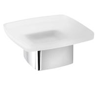 Sapho Accessoires de salle de bains Gedy - Distributeur de savon à poser Lounge, verre mat/chrome 545113