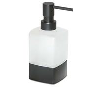 Sapho Accessoires de salle de bains Gedy - Distributeur de savon Lounge à poser, blanc/noir mat 545514
