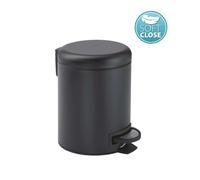 Sapho Accessoires de salle de bains Gedy - Poubelle 3 l, SoftClose, noit mat 320914
