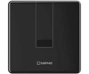 Sapho Accessories - Chasse d'eau d'urinoir à capteur, 6V, 4xAA, noir PS006B