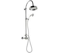 Sapho Antea ensemble de douche mural avec thermostat chrome SET041