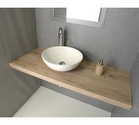 Sapho Avice plan de travail 90x49.5 cm Chêne AV094