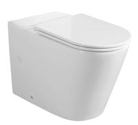 Sapho Avis - Cuvette combinée WC, évacuation Vario, Vortex Rimless, blanc PC106-111