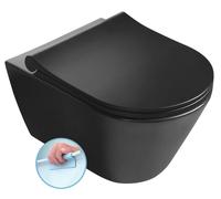 Sapho Avva - WC suspendu, Rimless, noir mat 100314-110