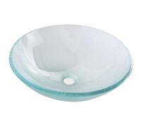 Sapho Beauty - Lavabo en verre ICE, diamètre 42 cm, clair 2501-04