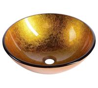 Sapho Beauty - Vasque à poser, diamètre 42 cm, orange doré 2501-19