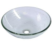 Sapho Beauty - Vasque à poser, diamètre 42 cm, verre clair 2501-18