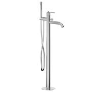 Sapho Bebé - Mitigeur de baignoire pour montage au sol, avec corps, avec accessoires, chrome BB021