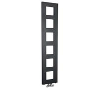Sapho Block - Sèche-serviettes, 280x1330 cm, 353 W, noir mat IR181