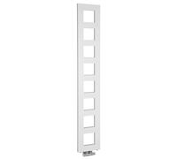 Sapho Block - Sèche-serviettes, 28x175 cm, 461 W, blanc mat IR184