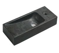 Sapho Blok - Lave-main 38x14 cm, sans trop-plein, trou pour robinet, anthracite 2401-31