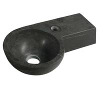Sapho Blok - Lave-mains 40x23 cm, avec 1 trou à droite, sans trop-plein, anthracite 2401-32