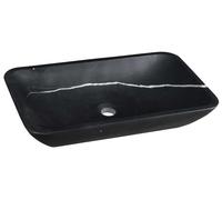 Sapho Blok - Vasque, 60x35 cm, sans trop-plein, noir mat 2401-39