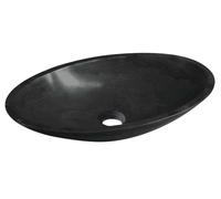 Sapho Blok - Vasque, 60x35 cm, sans trop-plein, noir mat 2401-40