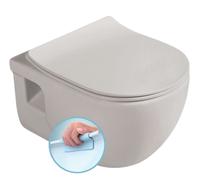 Sapho Brilla - WC suspendu, Rimless, beige mat 100614-114