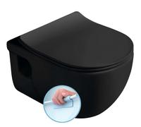 Sapho Brilla - WC suspendu, Rimless, noir mat 100614-110