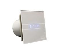 Sapho Cata E - Ventilateur de salle de bains axial E-100 GST automatique, 8 W, conduit 100 mm, argent 00900600