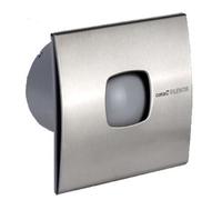 Sapho Cata Silentis - Ventilateur de salle de bains 10 INOX T axial avec minuterie, 15 W, 100 mm, acier inoxydable 01071300