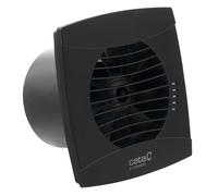 Sapho Cata UC - Ventilateur axial UC-12 TH, avec automatique, 12W, tube 120 mm, noir 01302200