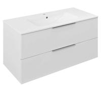 Sapho Cirasa - Meuble-lavabo, 100x52x46 cm, 2 tiroirs, blanc CR100-3030