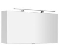 Sapho Cloe - Armoire miroir avec éclairage LED, 100x50x18 cm, blanc CE100-0030