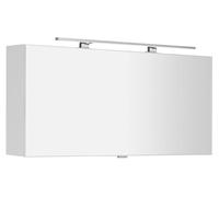 Sapho Cloe - Armoire miroir avec éclairage LED, 120x50x18 cm, blanc CE120-0030