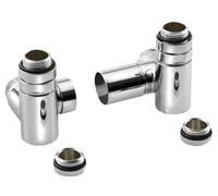 Sapho Corner Combi - Jeu de raccordement triaxial, version gauche, chrome CP330S
