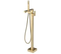 Sapho Cubemix - Mélangeur bain sur pied avec corps, avec accessoires, or mat CM021GB