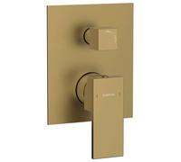 Sapho Cubemix - Mitigeur encastré pour 2 sorties, avec corps d’encastrement, doré mat CM042GB