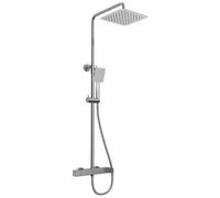 Sapho Cubemix - Set de douche avec mitigeur, 25x25 cm, chrome CM139