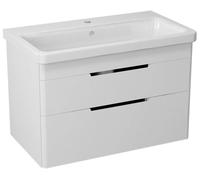 Sapho Ella - Meuble-vasque 765x500x430 cm, 2 tiroirs, blanc EL080-3030