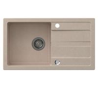 Sapho - Evier en granit, 78x44 cm, beige GR7202