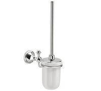 Sapho Gedi Nevis - Brosse WC avec support mural, céramique / chrome NV330313