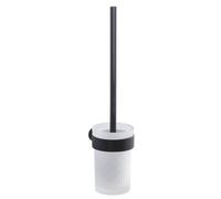 Sapho Gedy Accessoires de salle de bains - Brosse de toilette murale avec support, noir mat/satiné PI330314