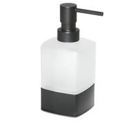 Sapho Accessoires de salle de bains Gedy - Distributeur de savon Lounge à poser, blanc/noir mat 545514