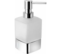Sapho Accessoires de salle de bains Gedy - Distributeur de savon Lounge à poser, verre mat/chrome 545513