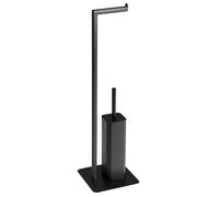 Sapho Gedy Accessoires - Porte papier-toilette et brosse WC, noir mat 133214