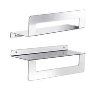 Sapho Gedy Cleo - Étagère avec porte-serviettes 30 cm, inox brillant 2019133
