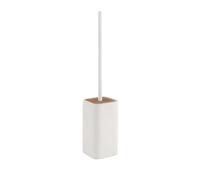 Sapho Gedy Ninfea - Brosse WC sur pied, blanc/bambou 133302