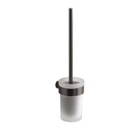 Sapho Gedy Pirenei - Brosse WC suspendue, verre dépoli/gun metal PI330381