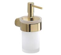 Sapho Gedy Pirenei - Distributeur de savon avec support, or/verre satiné PI8187