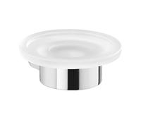 Sapho Gedy Pirenei - Porte-savon avec support, chrome/verre satiné PI1113