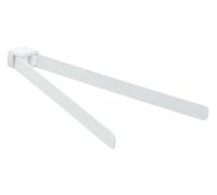 Sapho Gedy Pirenei - Porte-serviettes double, rotatif, longueur 35 cm, blanc mat PI2302