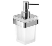 Sapho Gedy Samoa - Distributeur de savon avec support, verre dépoli / chrome A88113