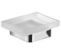 Sapho Gedy Samoa - Porte-savon avec support, verre dépoli/chrome A81113