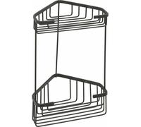 Sapho Gedy Smart - Étagère d'angle en fil métallique, noir mat 2482-14